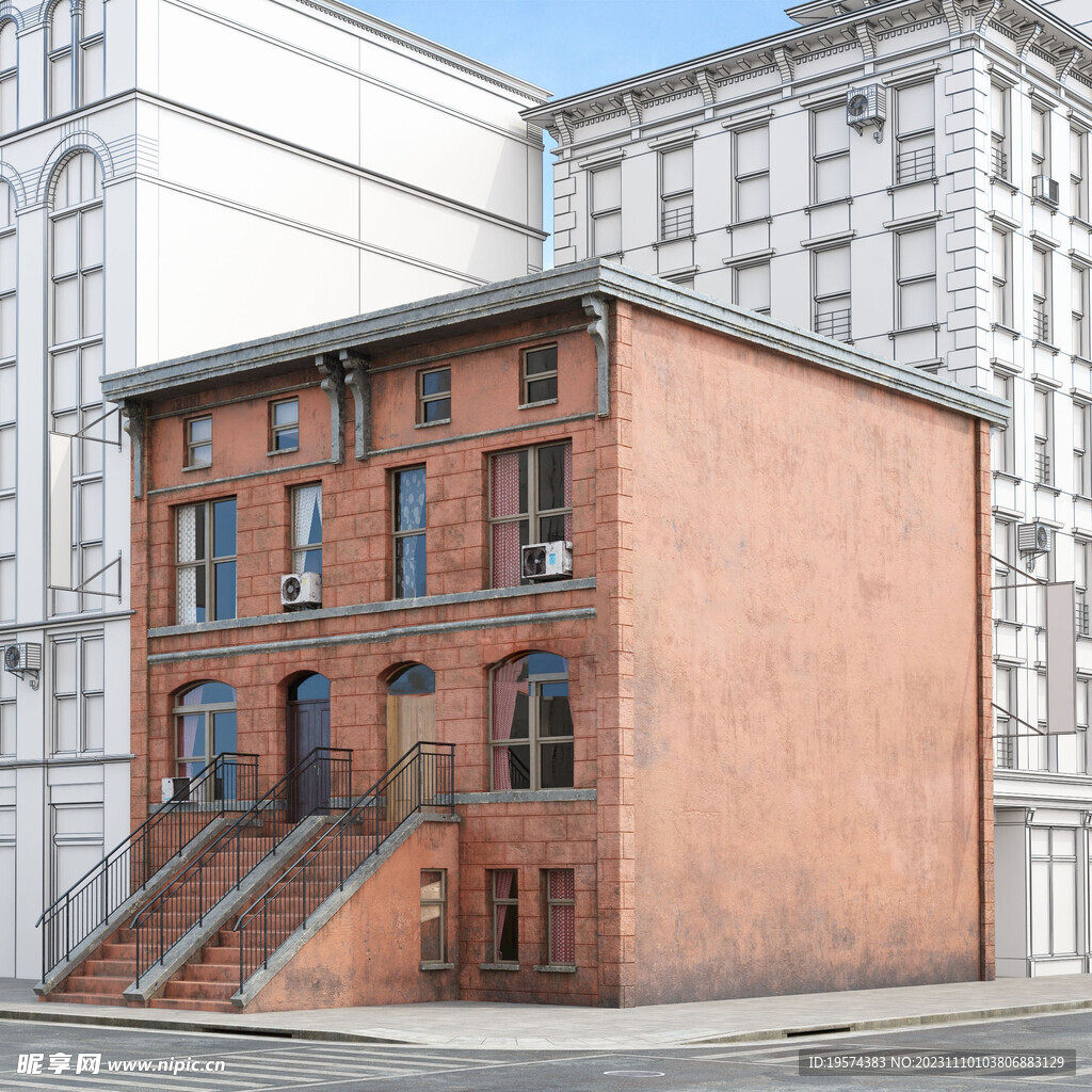 C4D模型 建筑物 