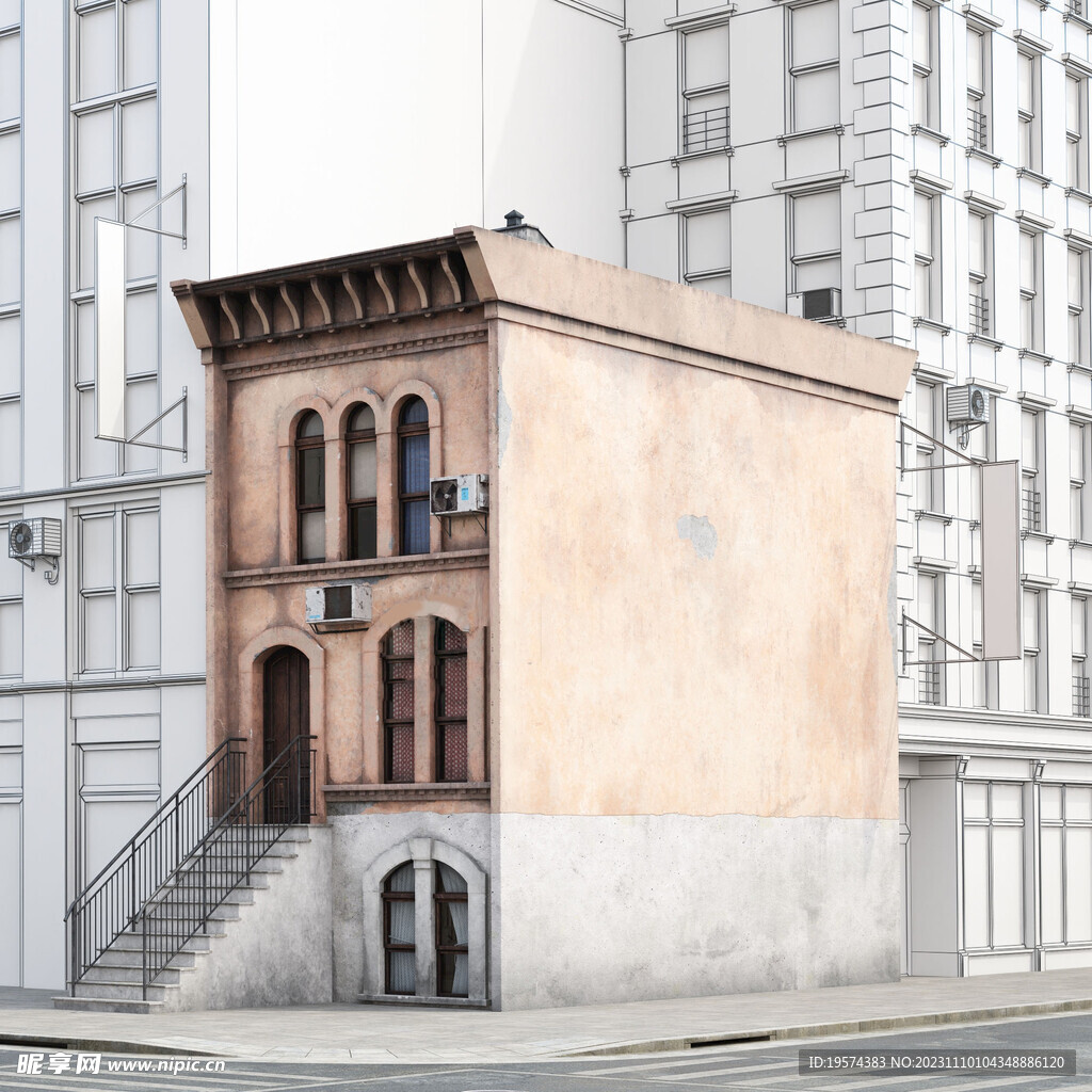 C4D模型 建筑物  