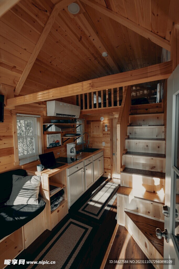 木屋室内场景