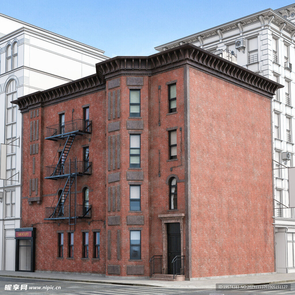  C4D模型 建筑物
