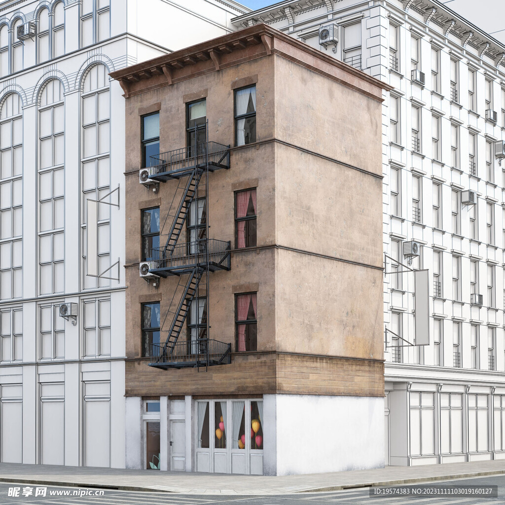 C4D模型 建筑物  