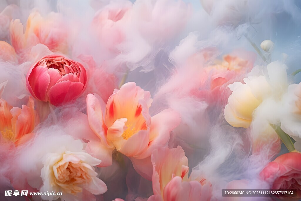 花朵框画