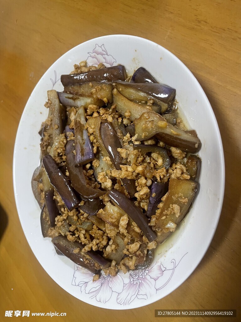 蒜香肉沫茄子