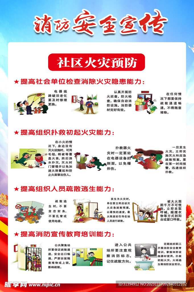 消防展板