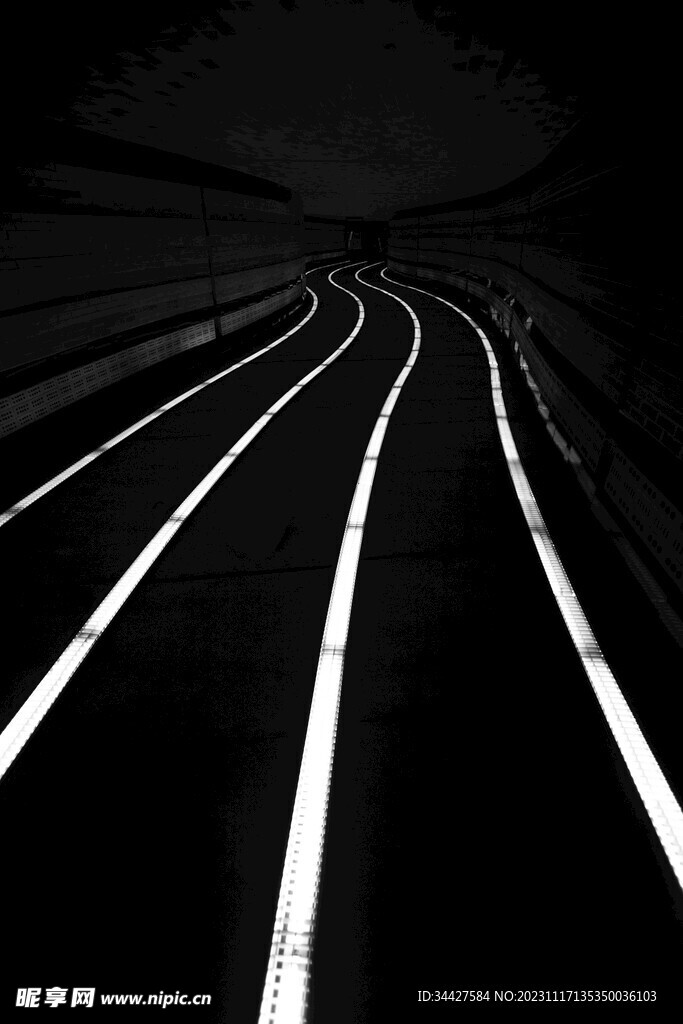 道路光影