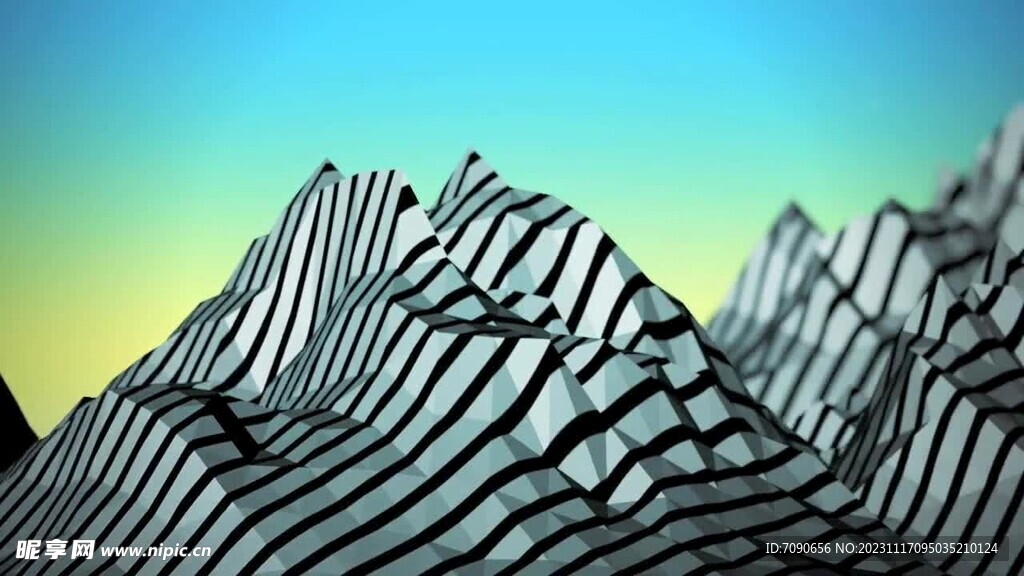 线条山