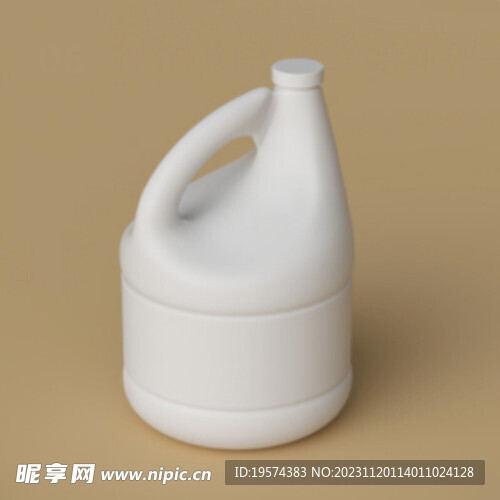 C4D模型 牛奶 