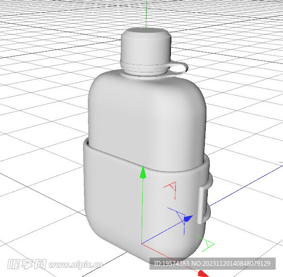 C4D模型 水壶