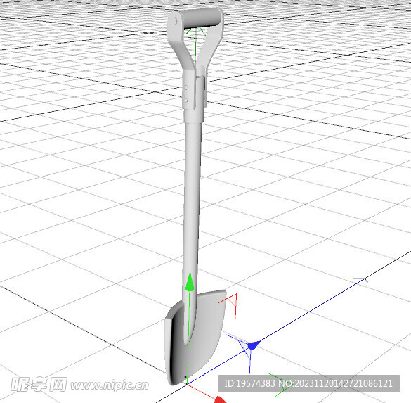 C4D模型 铲子