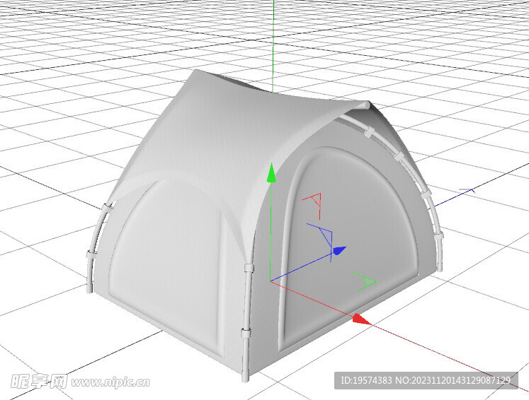C4D模型 帐篷