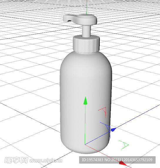 C4D模型 沐浴露