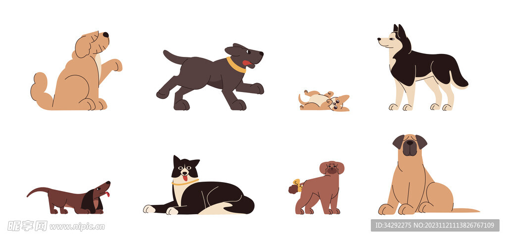 狗插画