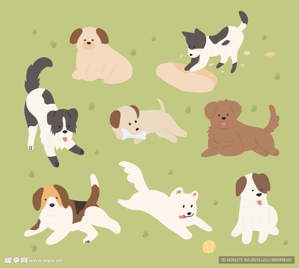 狗插画