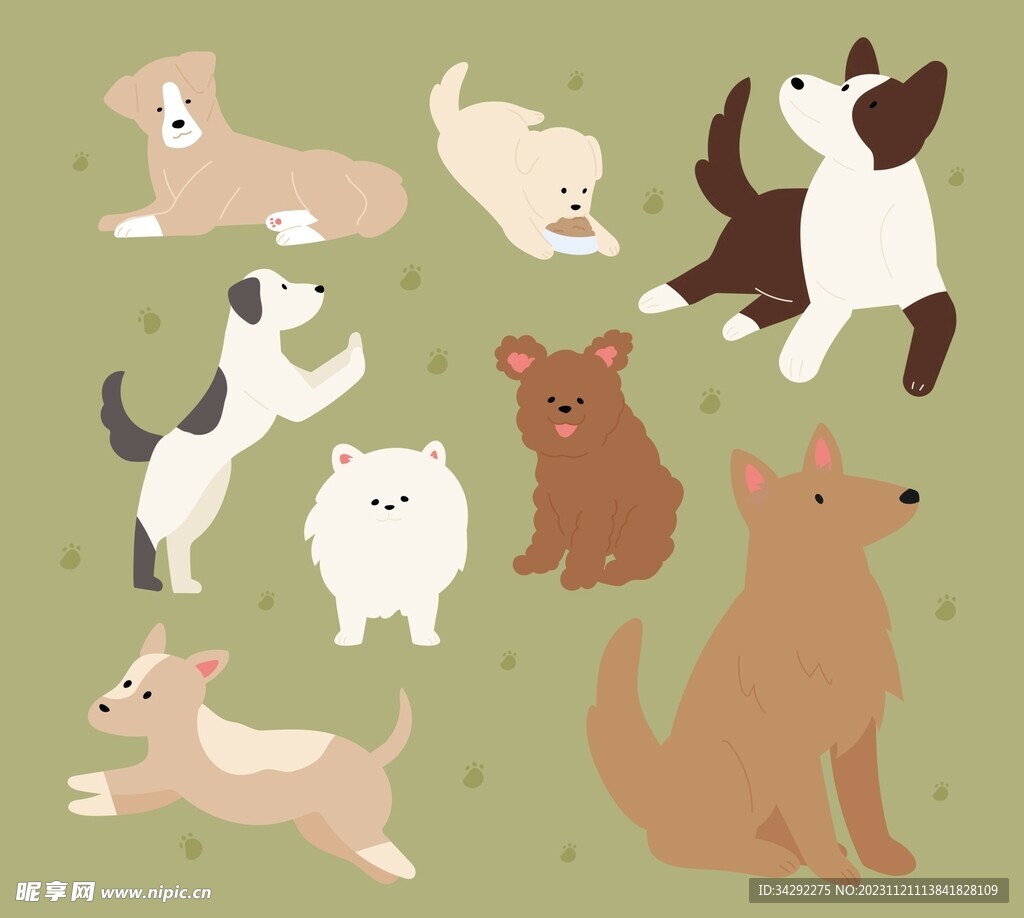 狗插画