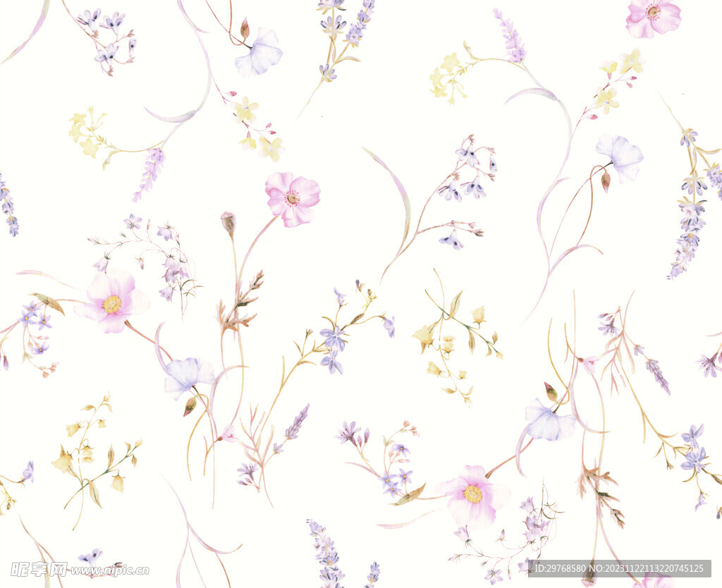 小碎花   数码印花