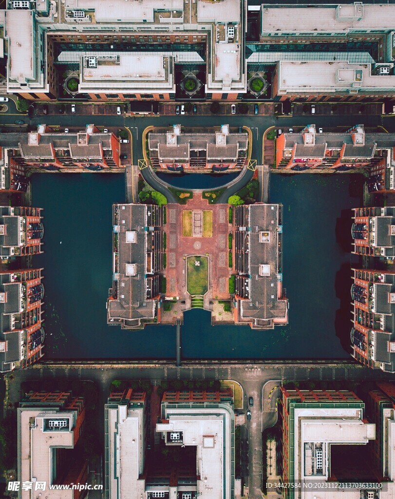 景观建筑鸟瞰图