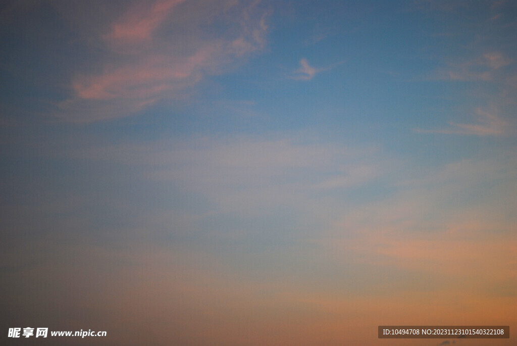 晚霞天空