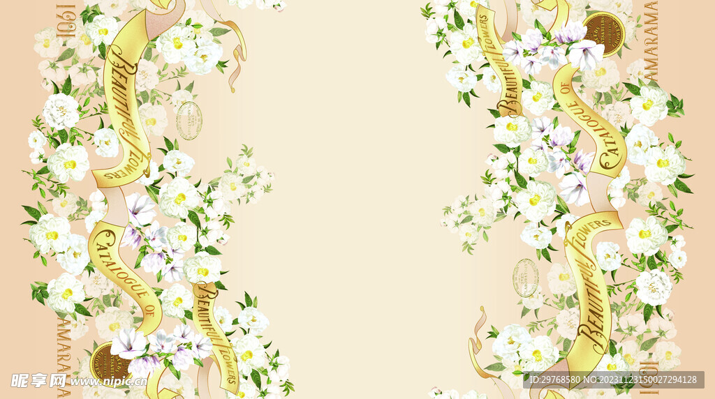 数码印花 定位花