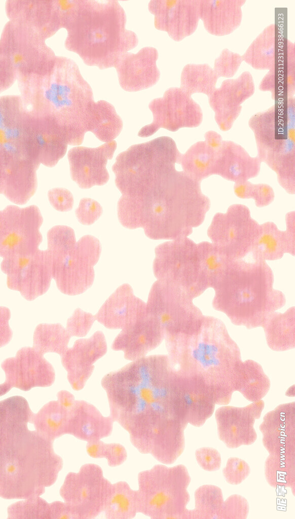 扎染小花