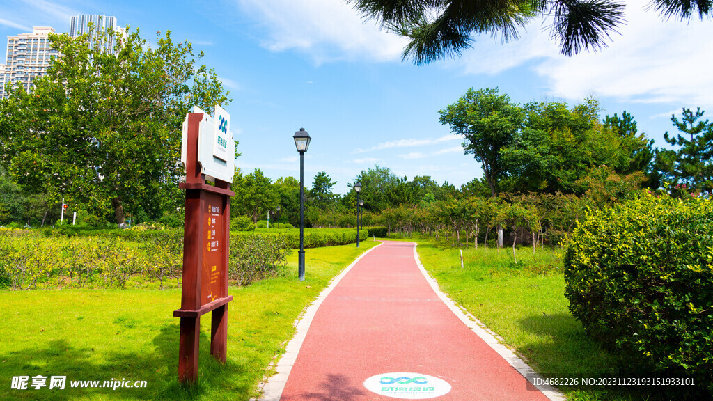 山东威海威海公园威海绿道