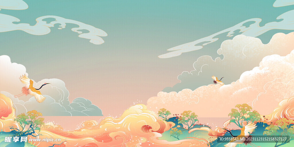 国潮 中医 传统 中国风 年会