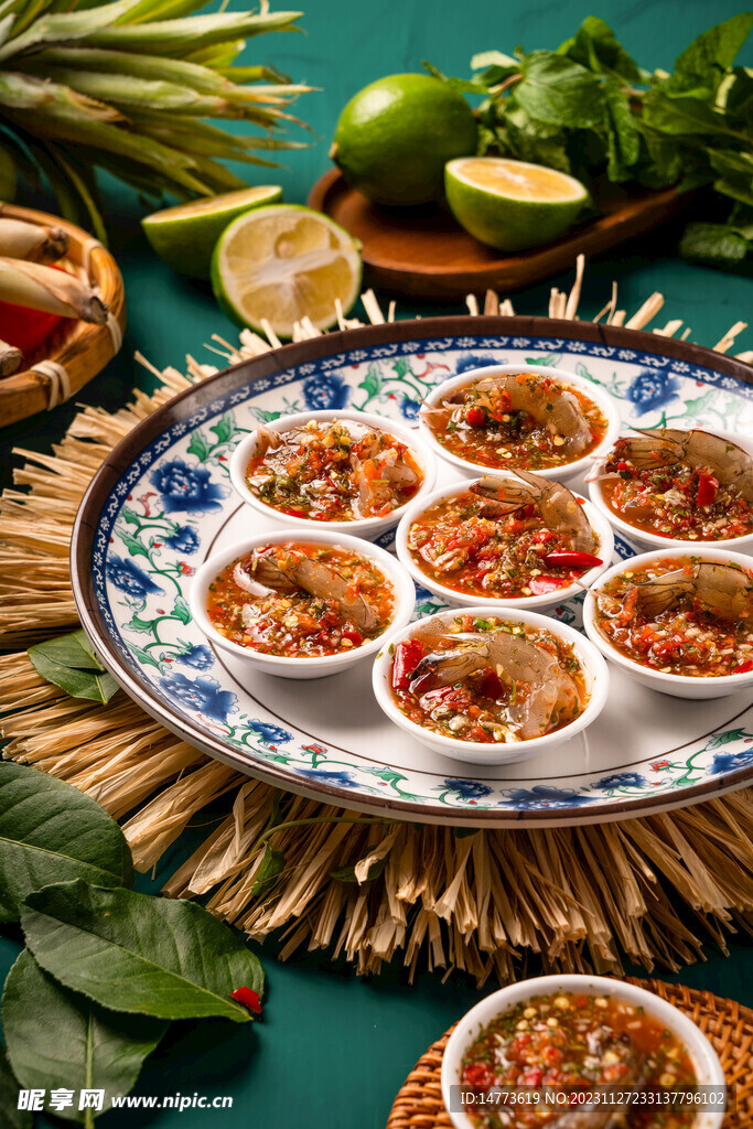 泰式泰式生虾刺身醉虾