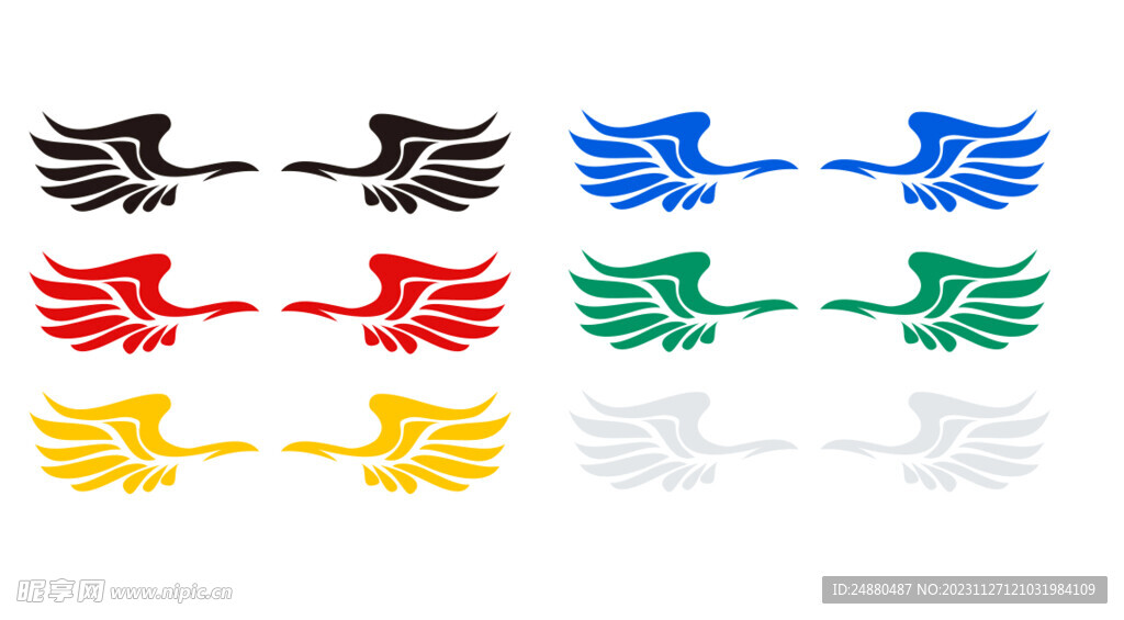 翅膀矢量
