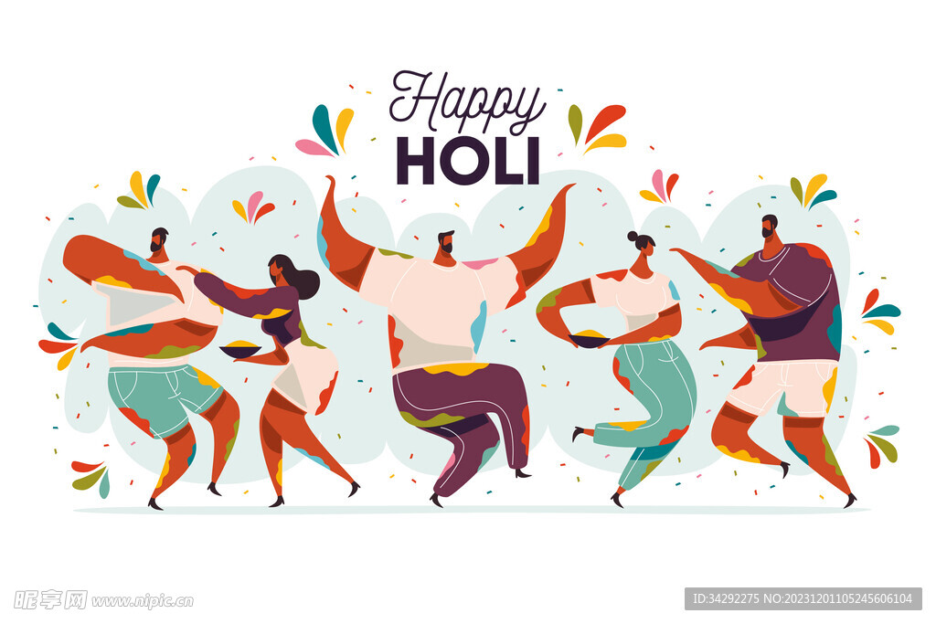 新年庆祝人物