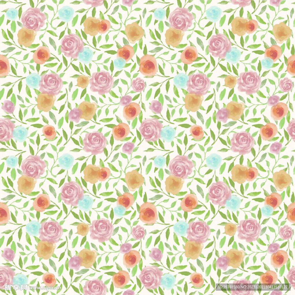 数码印花  小碎花