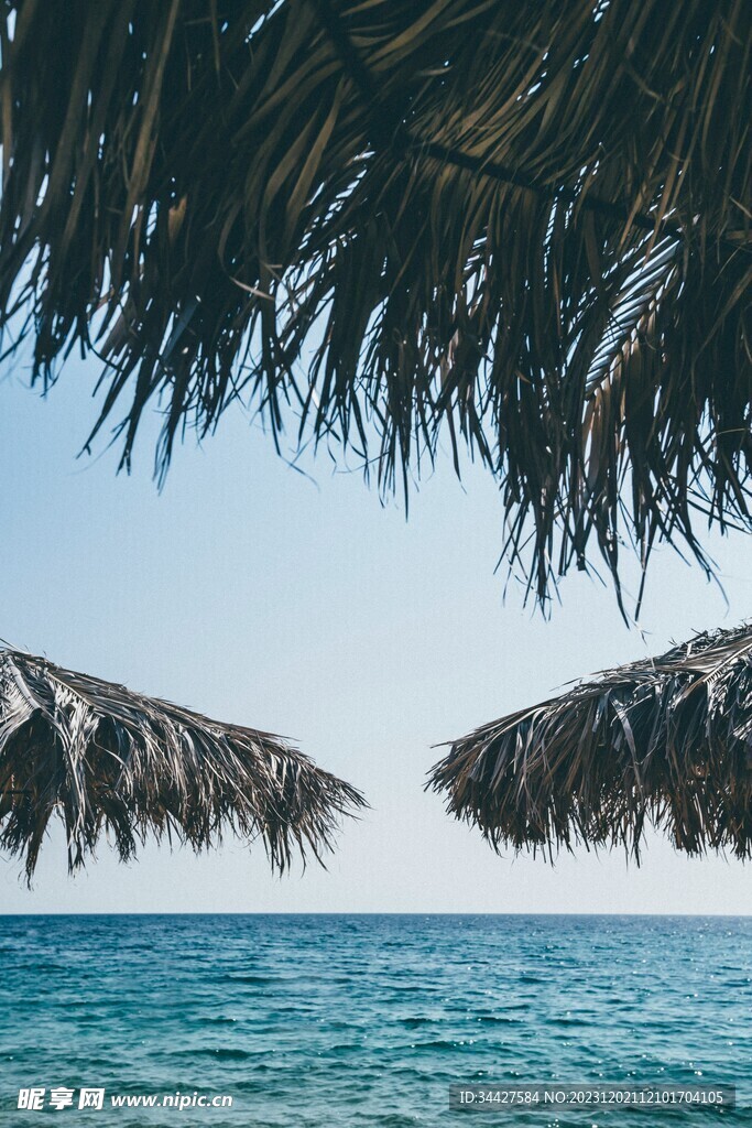 草棚海景