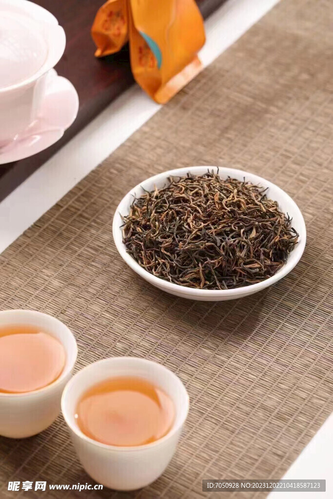 金骏眉茶叶特写