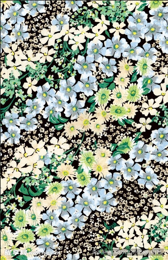 数码印花 小碎花