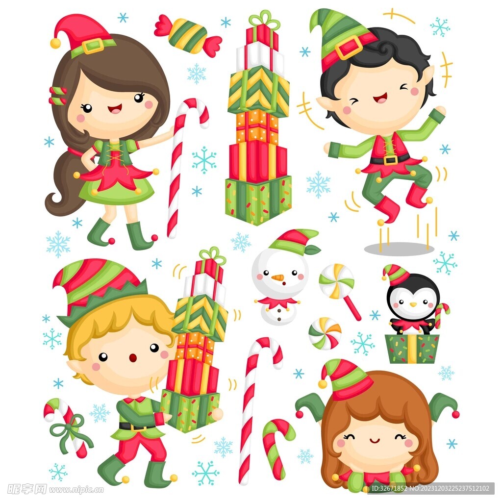 圣诞节小孩