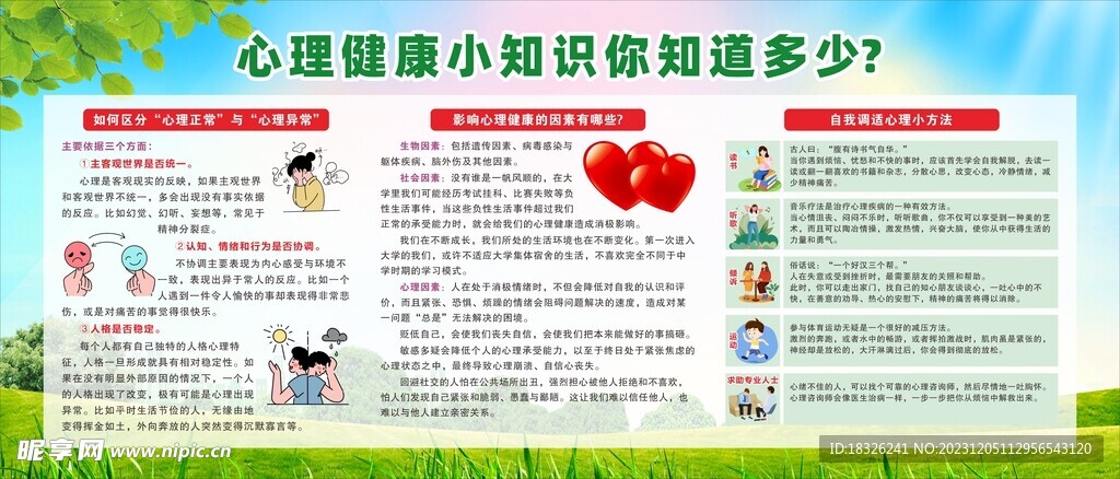 心理健康小知识你知道多少
