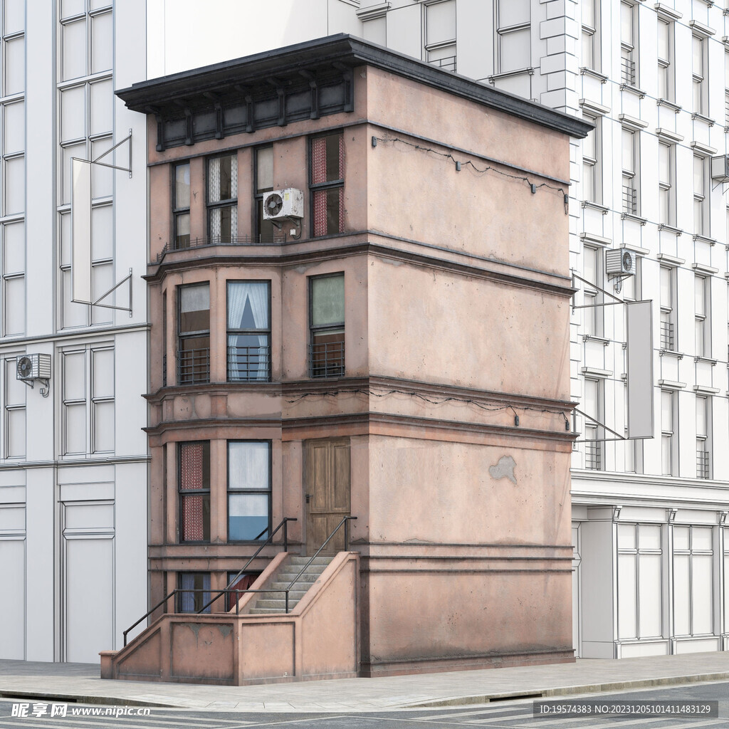 C4D模型 建筑物  