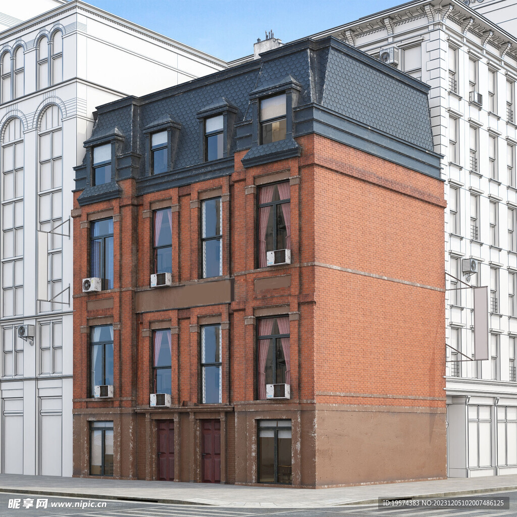 C4D模型 建筑物 