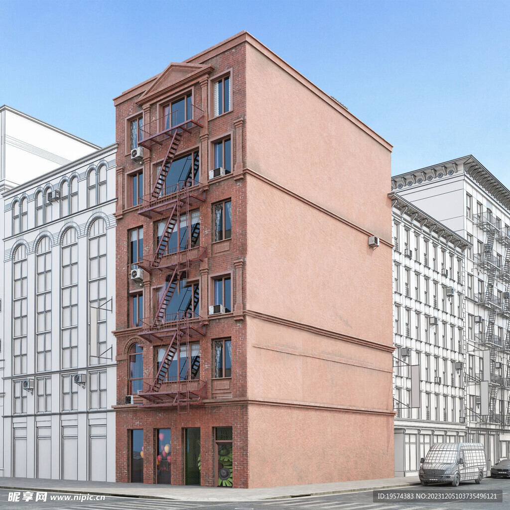 C4D模型 建筑物 