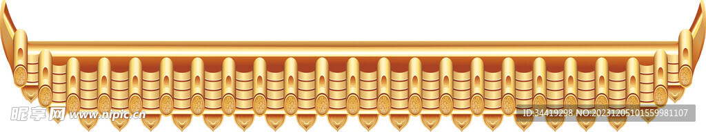 新中式古典婚礼屋檐门楼瓦房素材