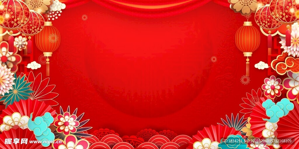 红色喜庆背景