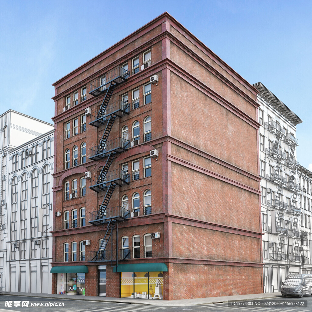 C4D模型 建筑物 