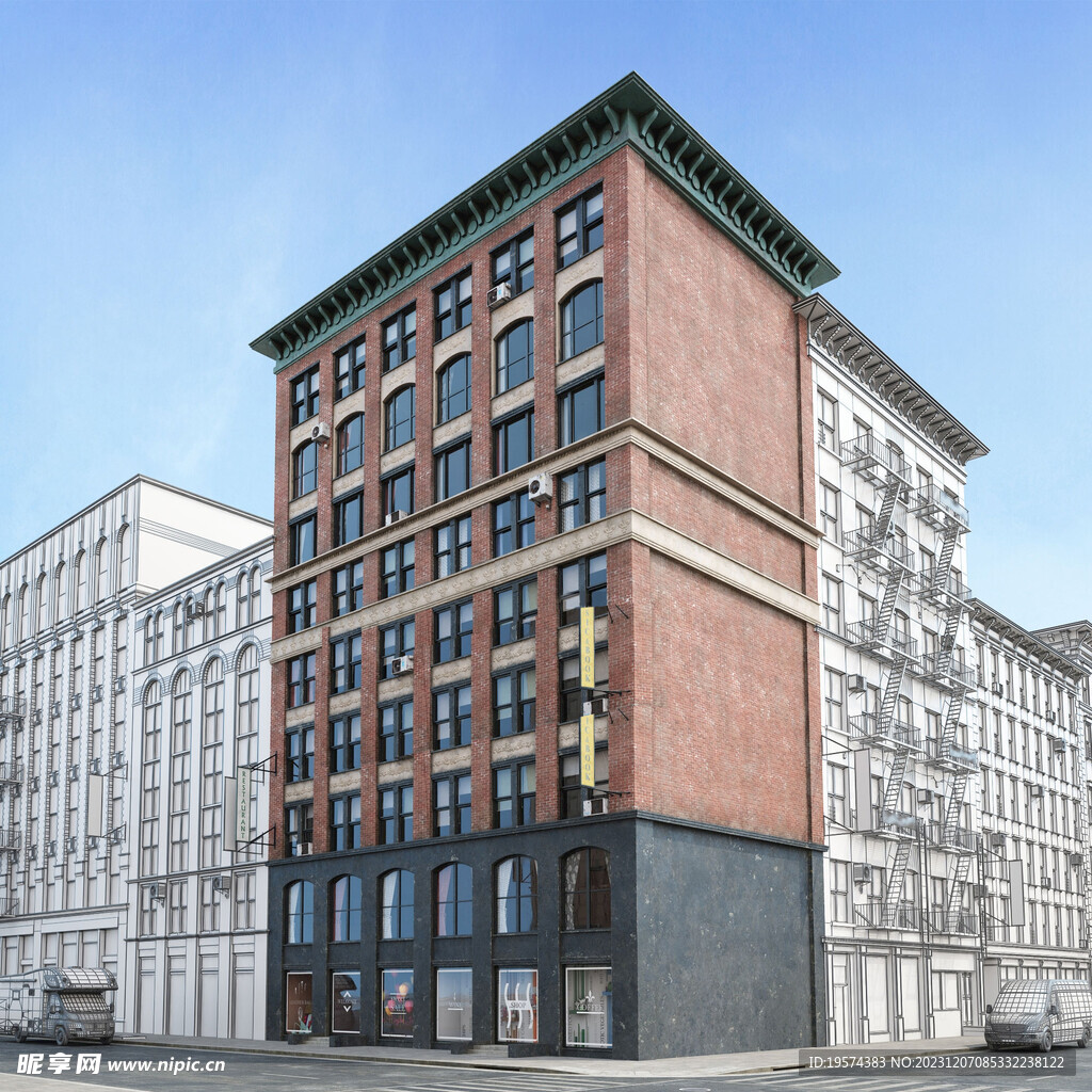 C4D模型 建筑物  