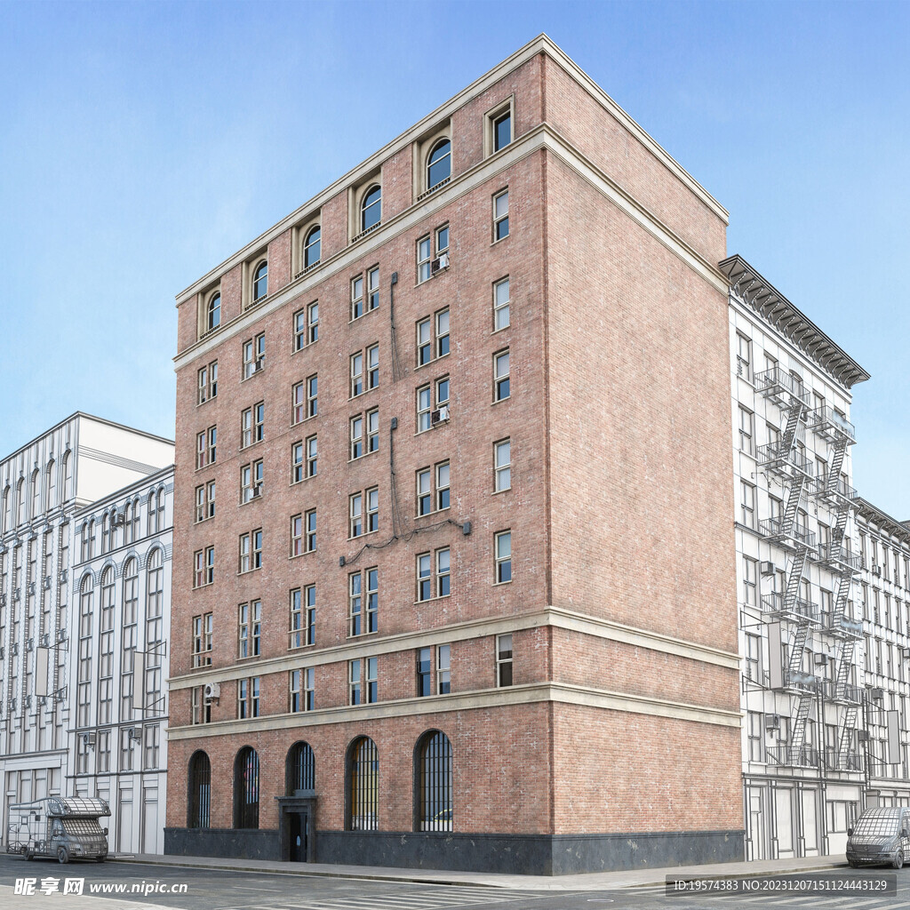 C4D模型 建筑物 
