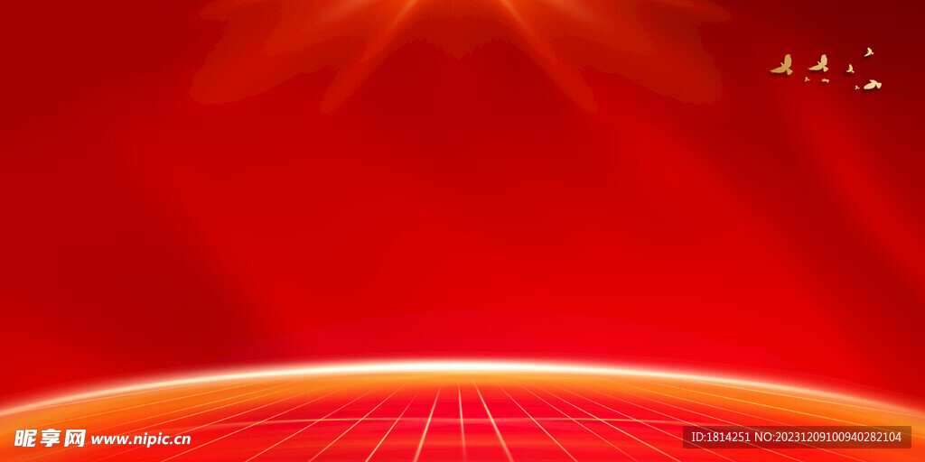 红色背景