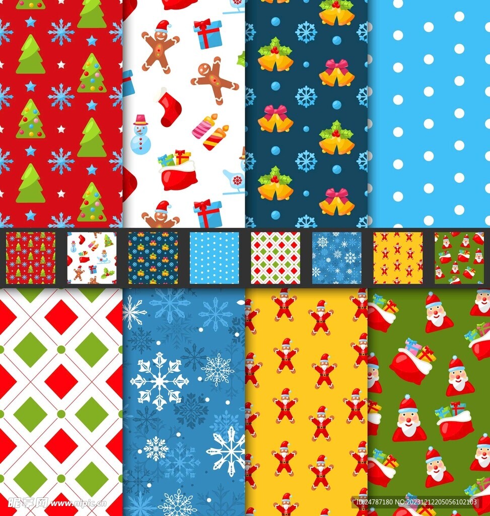 圣诞节图案背景