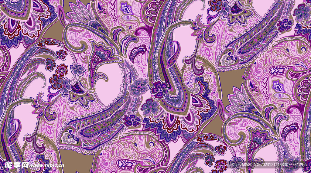 腰果印花
