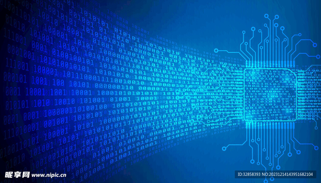 区块链大数据AI科技线条智能