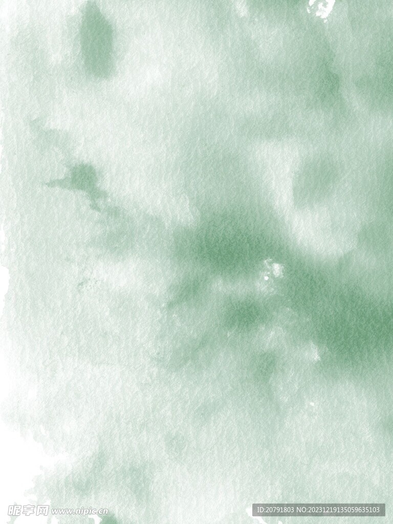 绿色水彩质感背景