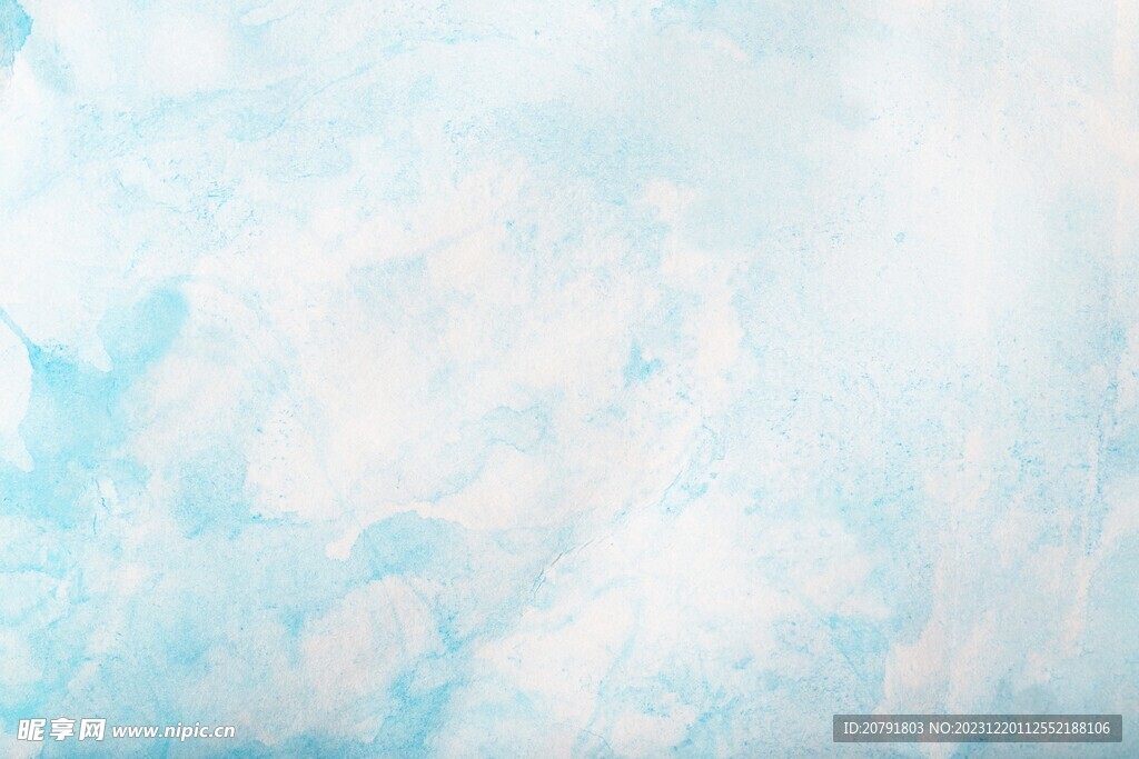 蓝色水彩背景