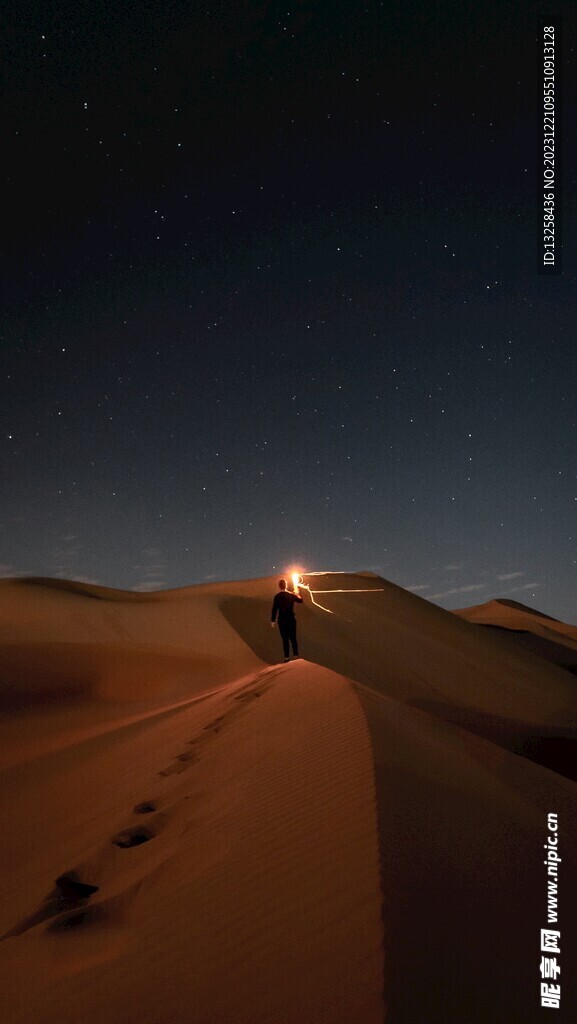 沙漠夜景
