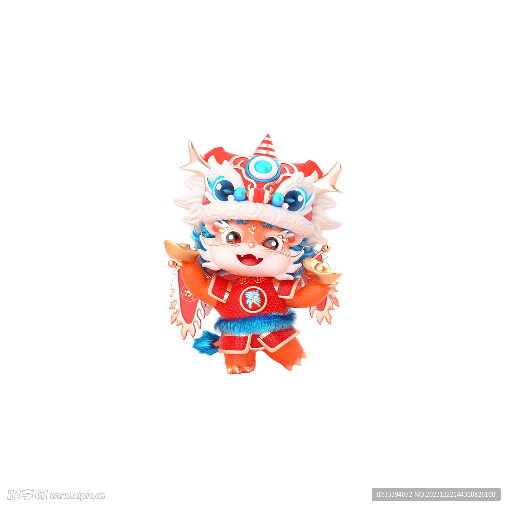 国潮龙年IP新年形象